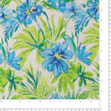 Printed Cotton Embroidery - COVENT GARDEN - 004 - Lime