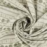 Cotton Voile Embroidery - IN BLOOM - 002 - Sage
