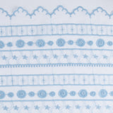 Cotton Voile Embroidery - IN BLOOM - 003 - Blue