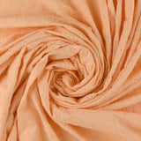 Embroidered Cotton Jersey - IN BLOOM - 002 - Peach