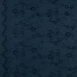 Cotton 3D Embroidery - IN BLOOM - 001 - Navy