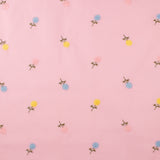 Cotton poplin Embroidery - IN BLOOM - 003 - Pink
