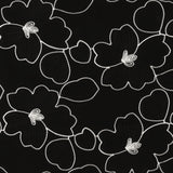 Cotton Embroidery - IN BLOOM - 001 - Black