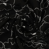 Cotton Embroidery - IN BLOOM - 001 - Black