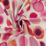 Printed Cotton Voile - MARBELLA - 001 - Pink