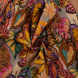 Printed Cotton Voile - MARBELLA - 006 - Golden Wheat