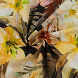 Printed Cotton Voile - MARBELLA - 010 - Dusty Peach