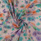 Printed Cotton Voile - MARBELLA - 013 - Light Pink