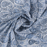 Printed Cotton Voile - EVERYDAY BLUES - 002 - Blue