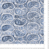 Printed Cotton Voile - EVERYDAY BLUES - 002 - Blue