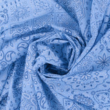 Printed Cotton Voile - EVERYDAY BLUES - 003 - Light Blue