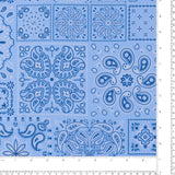 Printed Cotton Voile - EVERYDAY BLUES - 003 - Light Blue