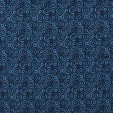 Printed Cotton Voile - EVERYDAY BLUES - 004 - Navy