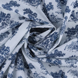 Printed Cotton Voile - EVERYDAY BLUES - 005 - Navy