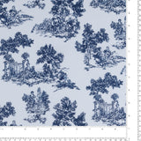 Printed Cotton Voile - EVERYDAY BLUES - 005 - Navy