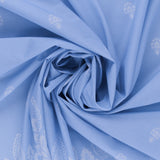 Printed Cotton Voile - EVERYDAY BLUES - 007 - Light Blue