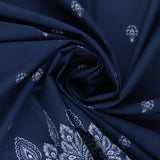 Printed Cotton Voile - EVERYDAY BLUES - 008 - Blue