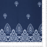 Printed Cotton Voile - EVERYDAY BLUES - 008 - Blue