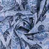 Printed Cotton Voile - EVERYDAY BLUES - 009 - Light Blue