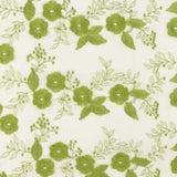 Voile de coton brodé - RÊVERIE - 002 - Pistache