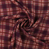 Printed Rayon Twill - MANHATTAN - 003 - Oxblood