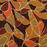 Rayon Twill Print - AROMA - 002 - Chocolate