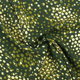 Rayonne sergée imprimée - VERDE - 001 - Vert Foncé