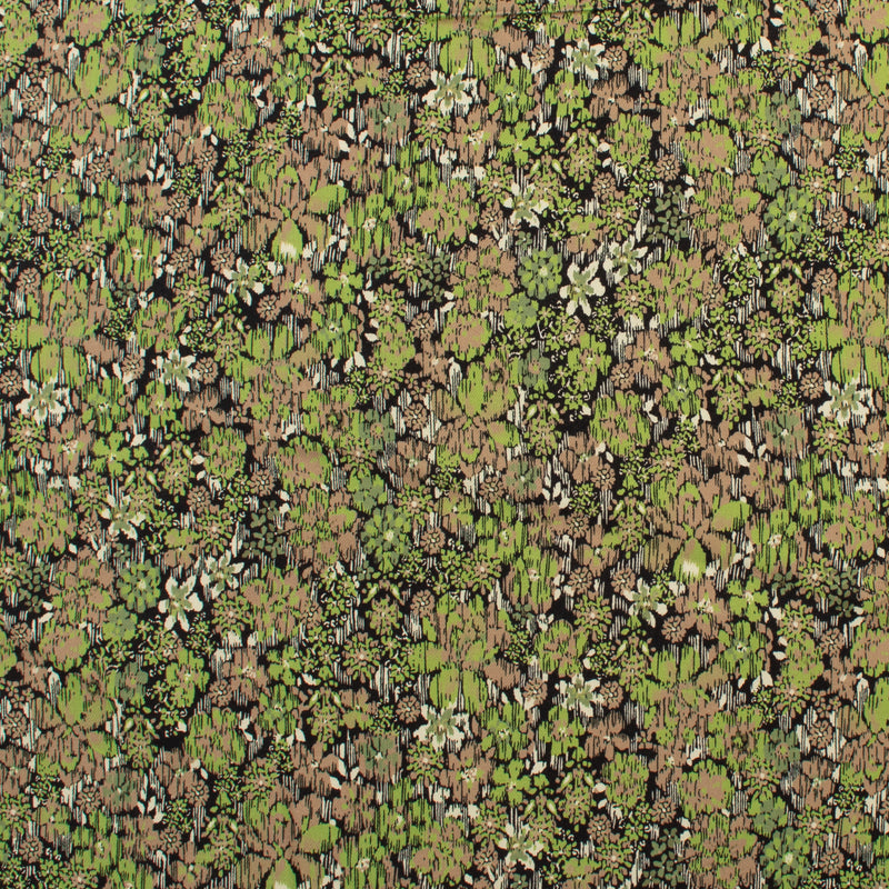 Rayon Twill Print - VERDE - 003 - Moss