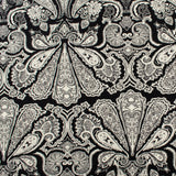 Rayon Twill Print - PANDORA - 002 - Black