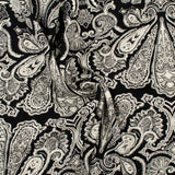 Rayon Twill Print - PANDORA - 002 - Black