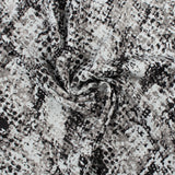 Rayon Twill Print - PANDORA - 003 - Greystone