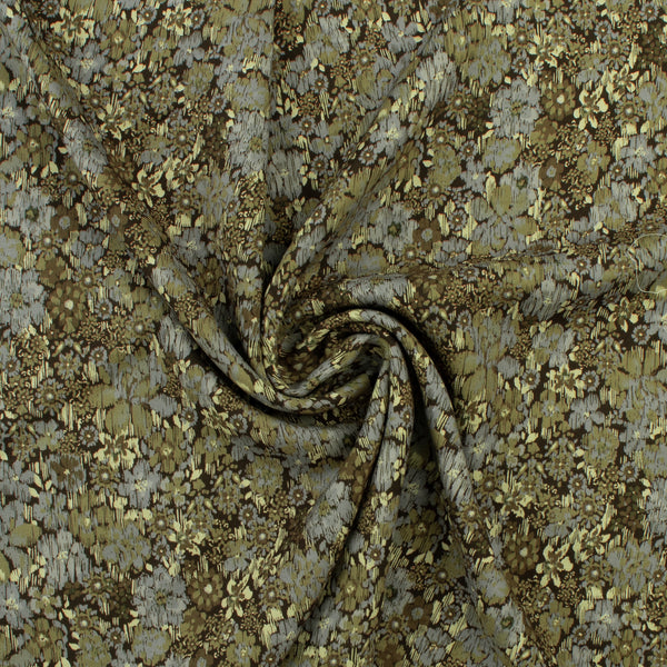 Rayon Twill Print - PANDORA - 004 - Grey