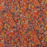 Rayon Twill Print - PANDORA - 005 - Burnt Orange