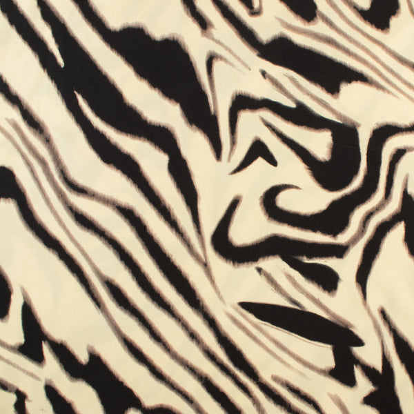 Rayon Twill Print - PANDORA - 009 - Cream