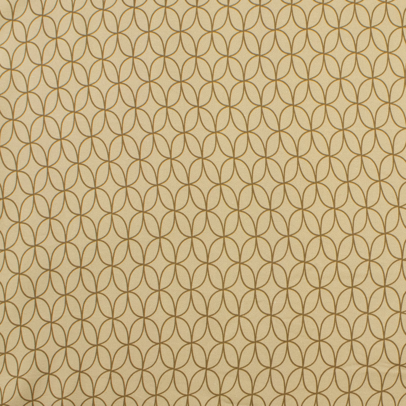 Rayon Twill Print - MANCHESTER - 001 - Tan