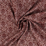 Rayon Twill Print - MANCHESTER - 002 - Wine