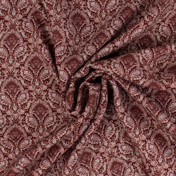 Rayon Twill Print - MANCHESTER - 002 - Wine