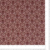 Rayon Twill Print - MANCHESTER - 002 - Wine