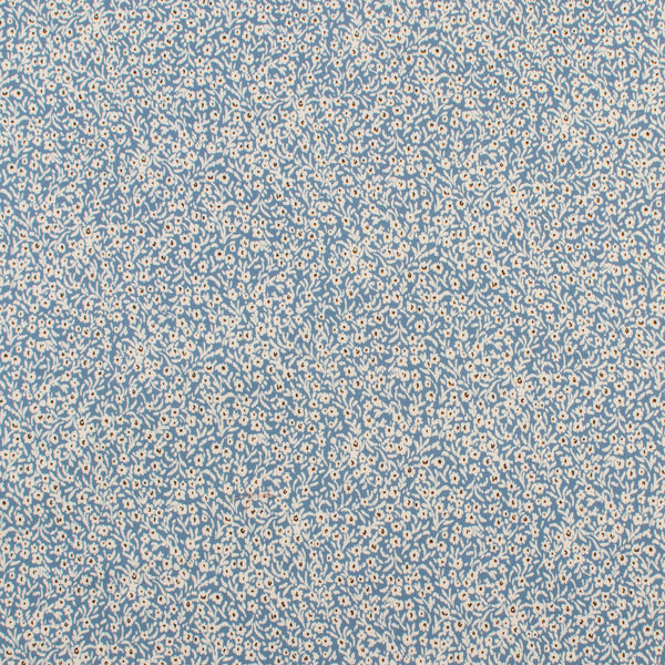 Rayon Twill Print - MANCHESTER - 003 - Blue