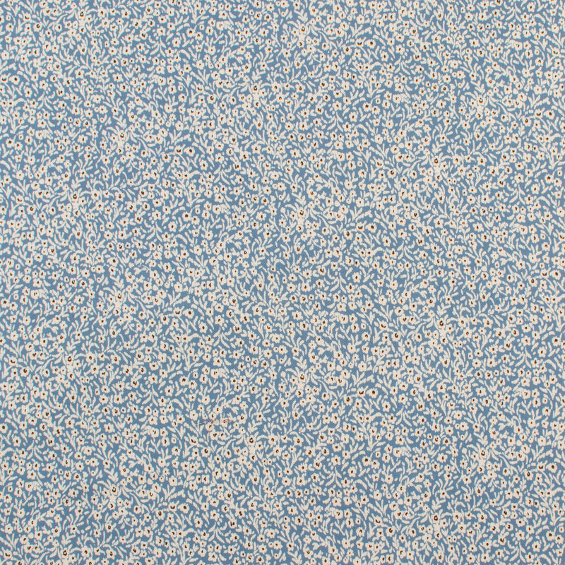 Rayon Twill Print - MANCHESTER - 003 - Blue