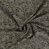 Rayon Twill Print - MANCHESTER - 004 - Black