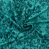 Rayon Twill Print - MANCHESTER - 005 - Dusty Aqua