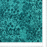 Rayon Twill Print - MANCHESTER - 005 - Dusty Aqua