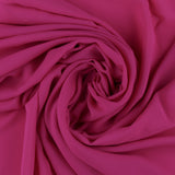 Voile de rayonne unie - <MARLOWE> - 002 - Rose Pivoine