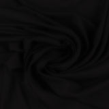 Voile de rayonne unie - <MARLOWE> - 006 - Noir