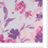 Rayon Voile Print - MARLOWE - 002 - Mauve