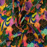 Rayon Voile Print - MARLOWE - 006 - Black