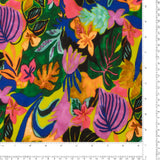 Rayon Voile Print - MARLOWE - 006 - Black