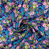 Rayon Voile Print - MARLOWE - 008 - Purple