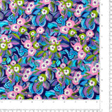 Rayon Voile Print - MARLOWE - 008 - Purple